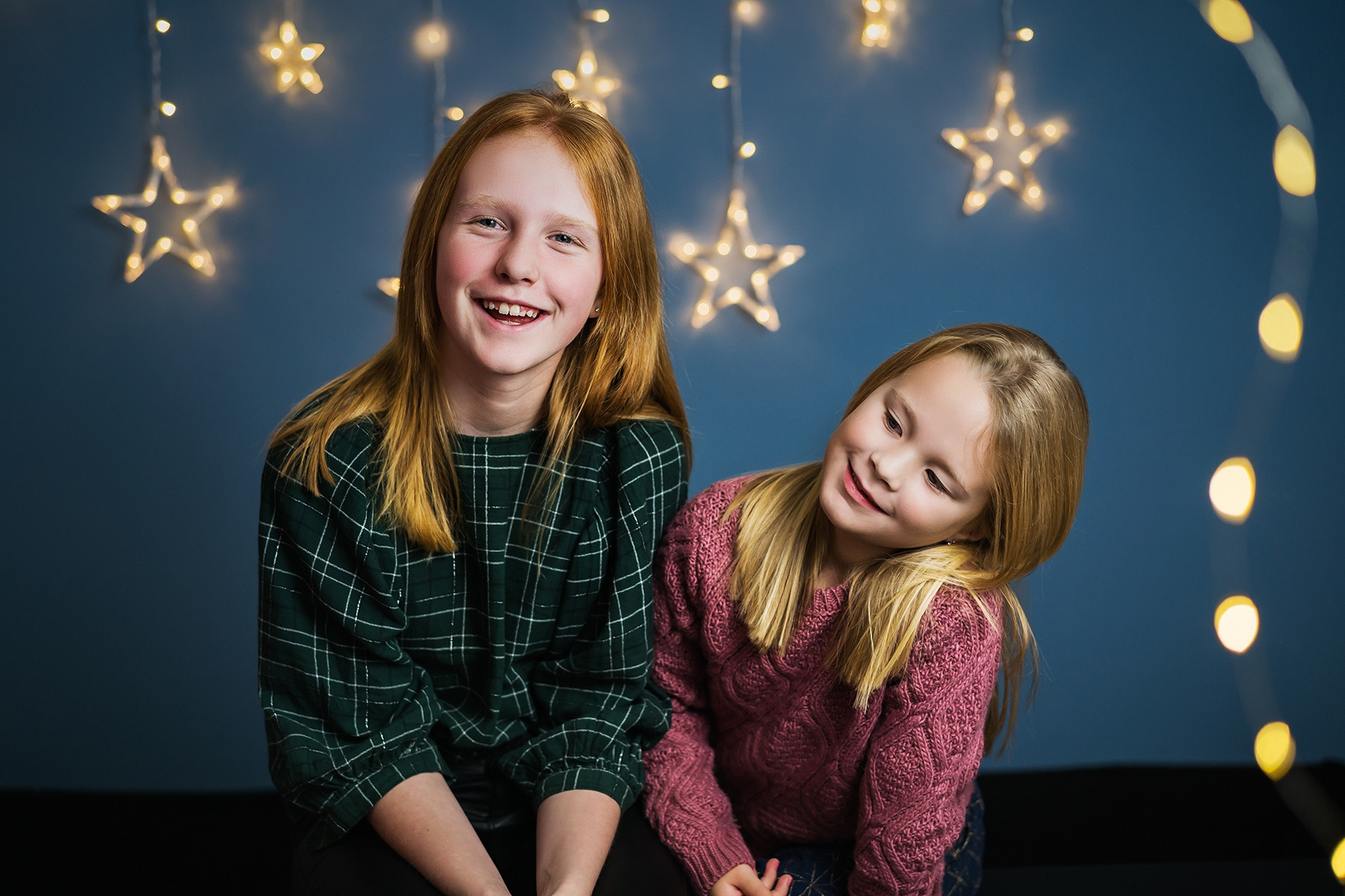 Kids-models Tiana en Tess. Tatyana Van Hedent een fotograaf te Zele, Oost-Vlaanderen