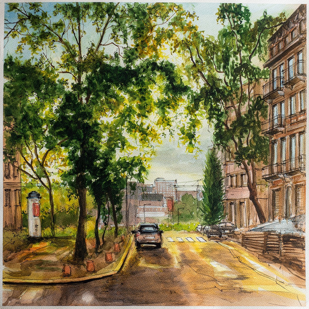 Angelina Sorokopud. Artist in Strasbourg