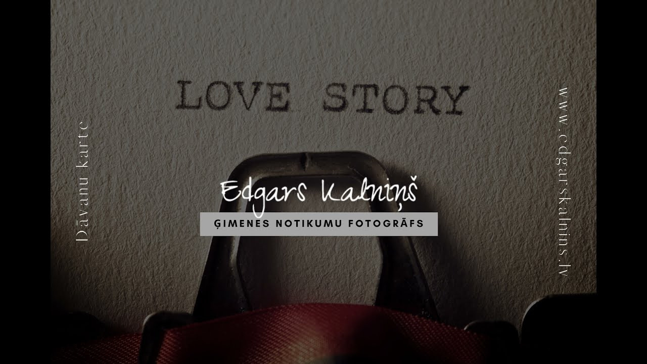 Fotosesija dāvanu karte. Kāzu × Ģimenes notikumu fotografs Edgars Kalniņš