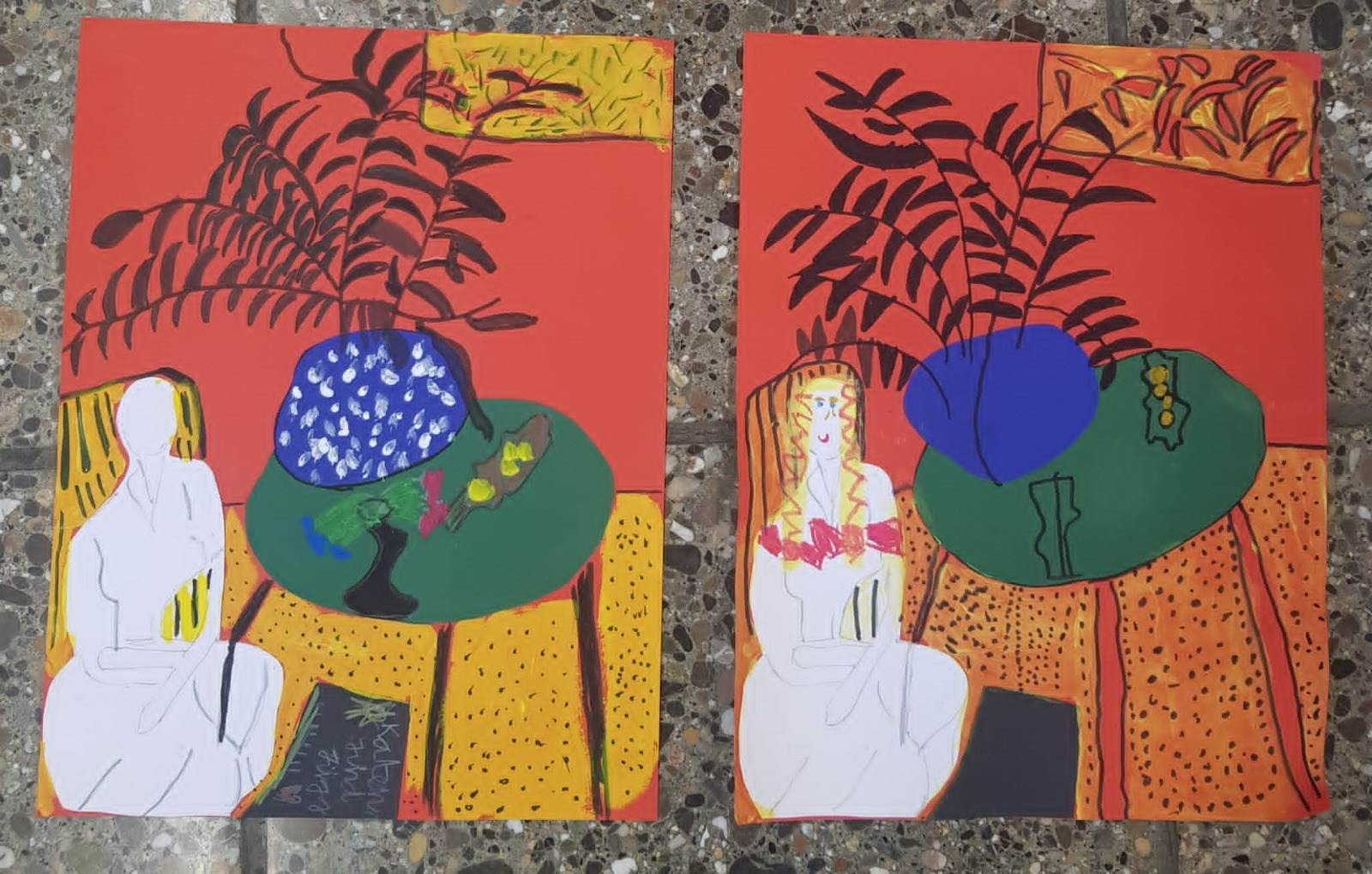 Atelier / École. Alexandra Schönenberger