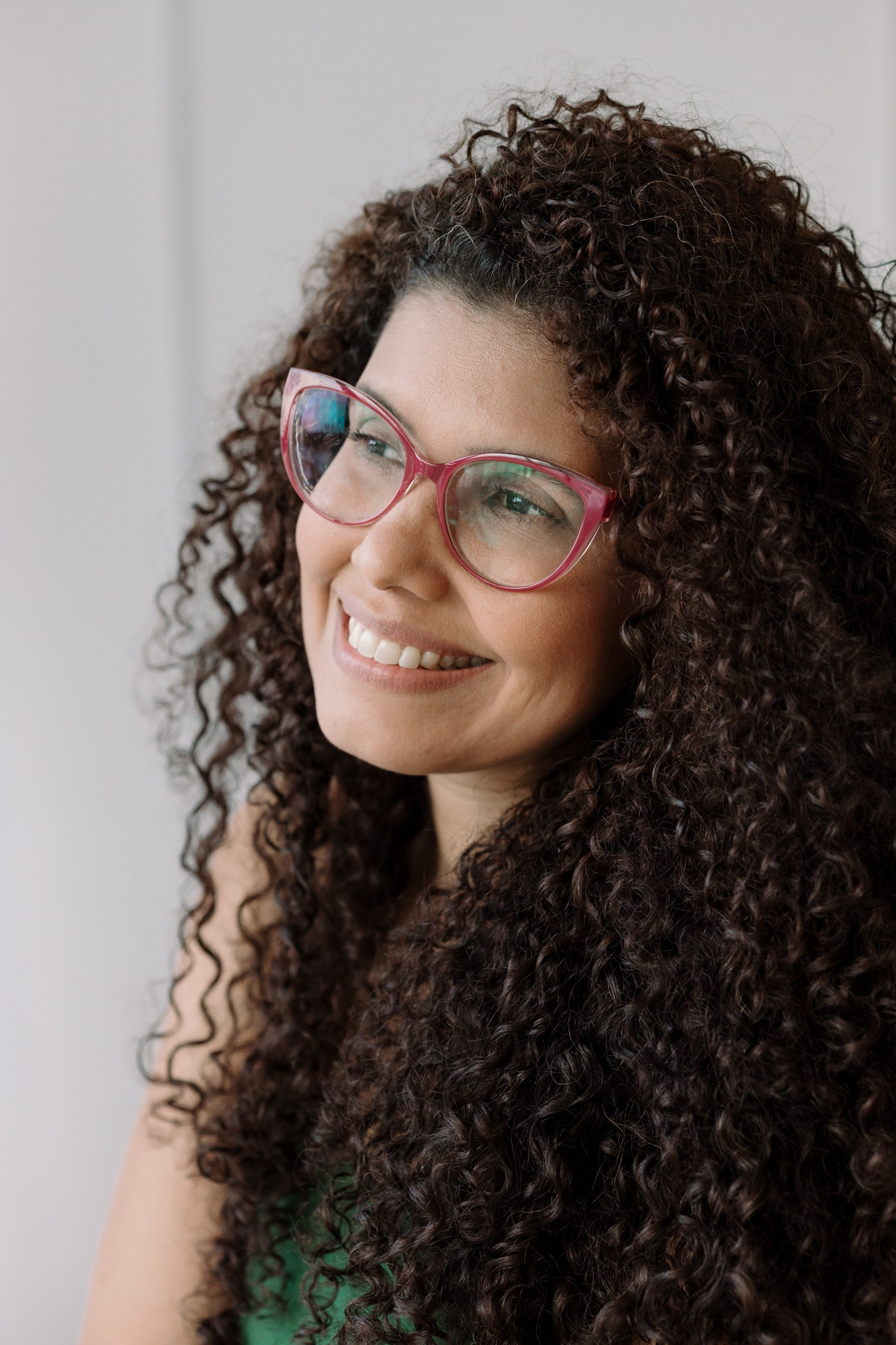 Mulher em ensaio de imagem pessoal