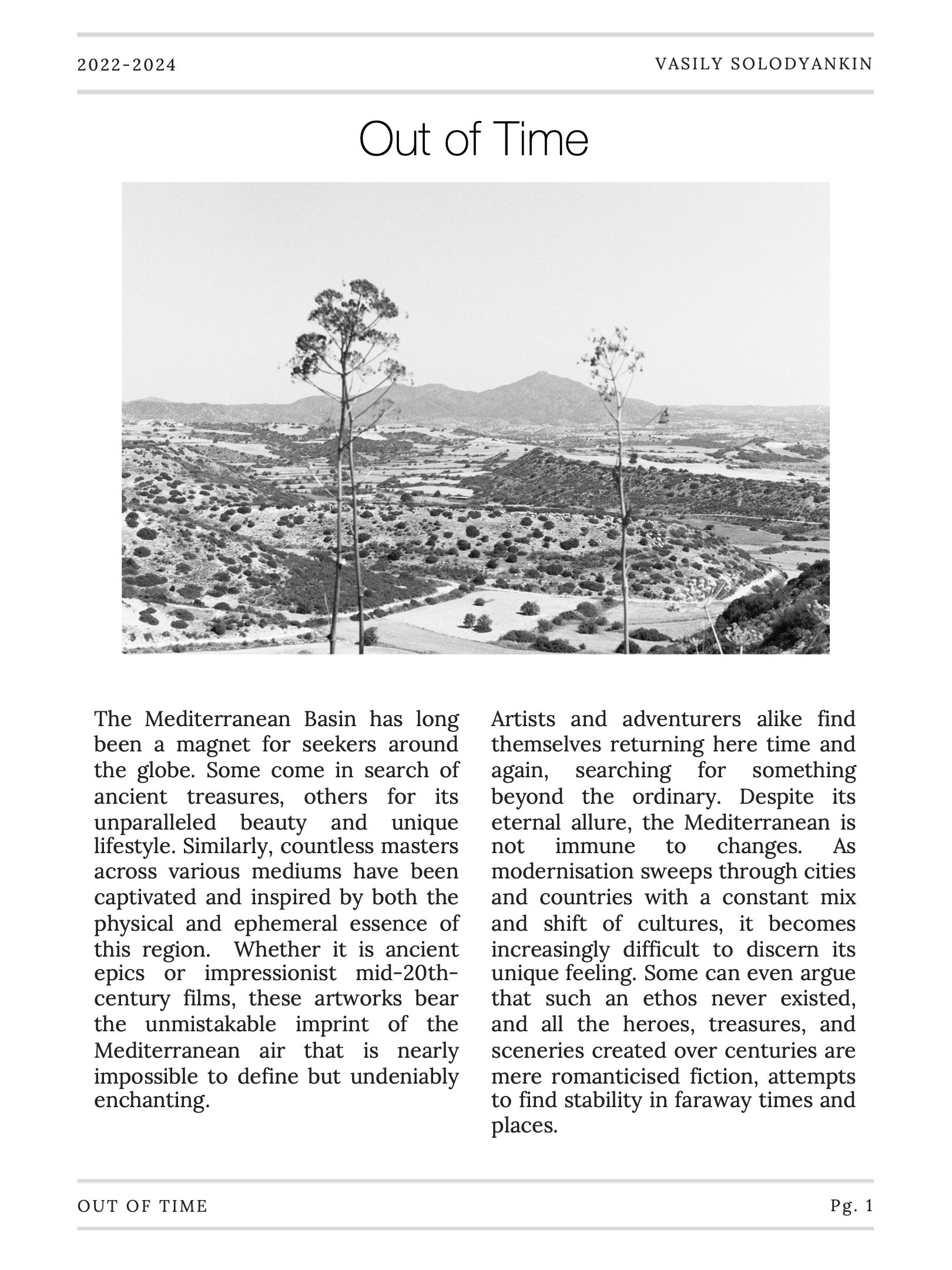 Out of time. Cinema that you’ll never see