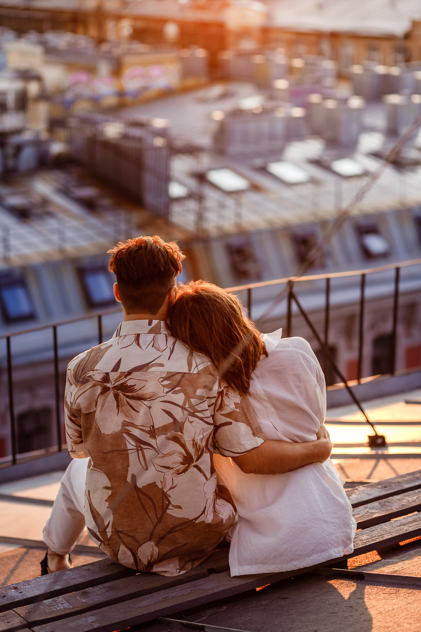 love story on the St. Petersburg roof