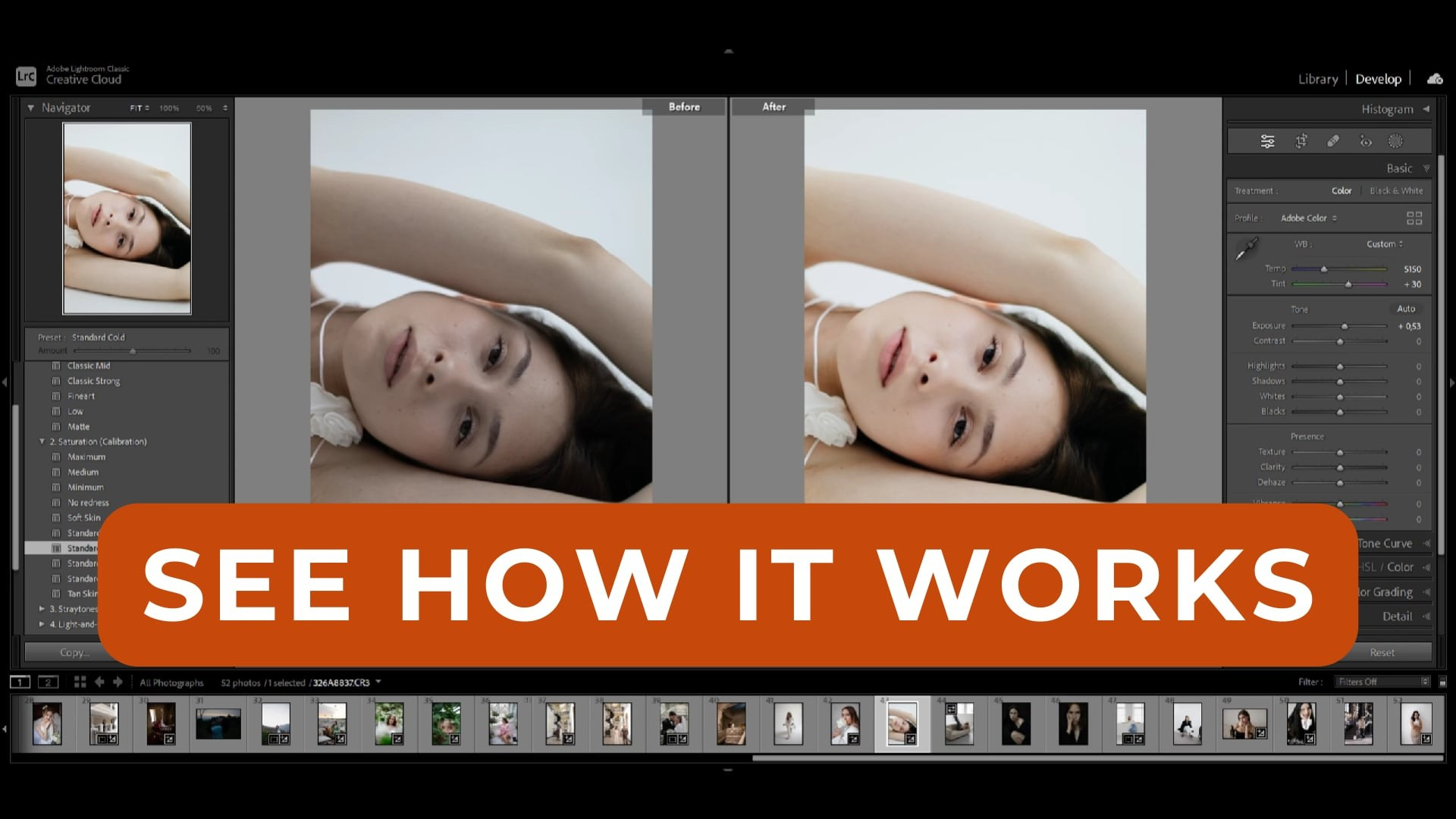 Portfolio. Presets for any camera, any light, any genre