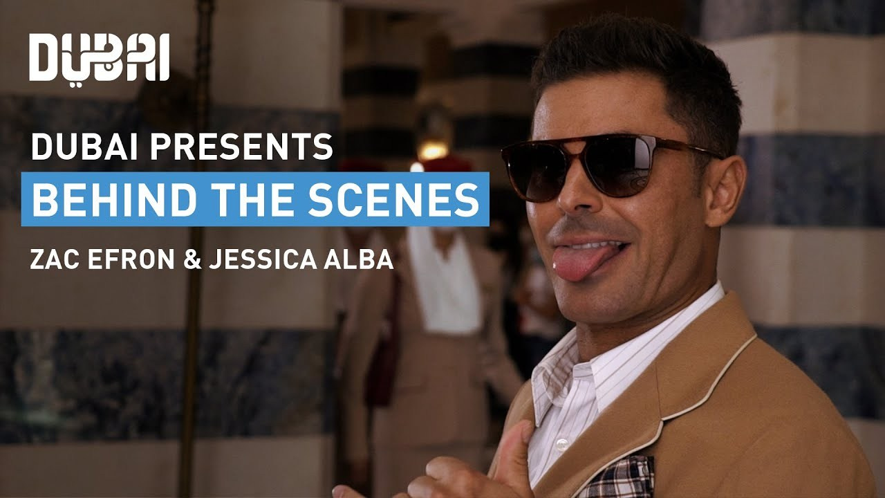 Jessica Alba and Zac Efron in Dubai. RightNow Production
