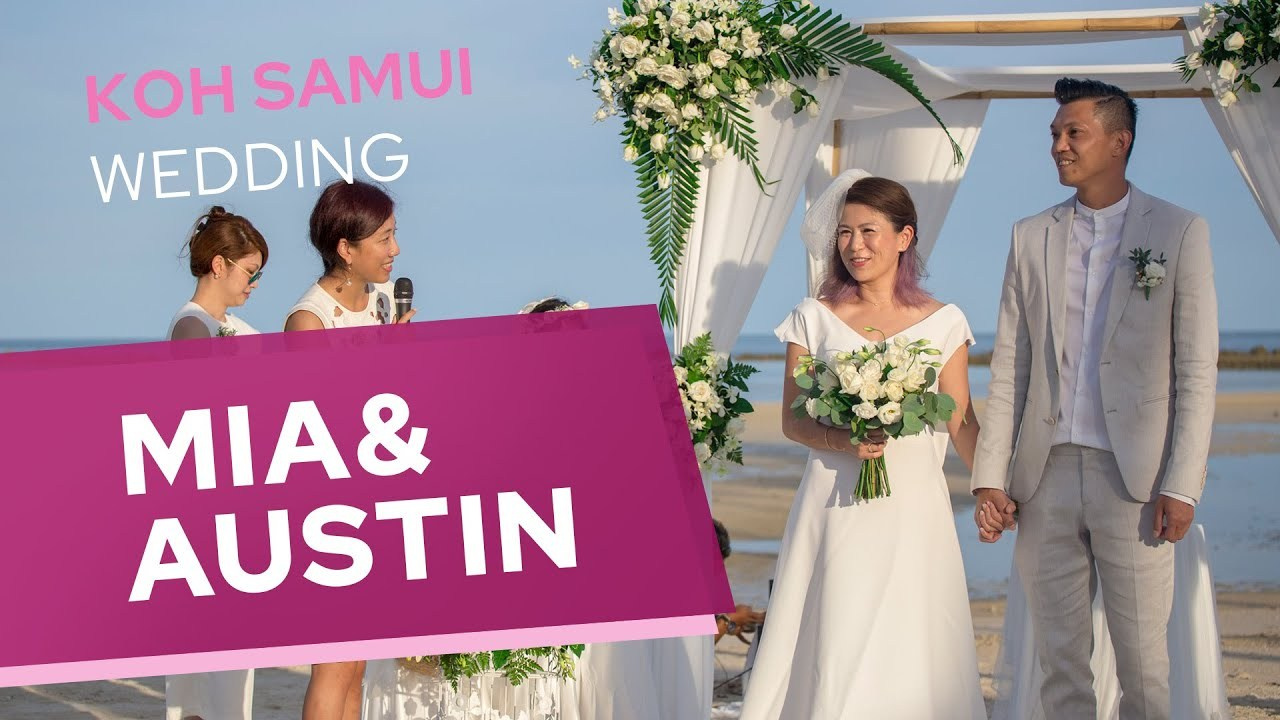 Video. Mariage à Koh Samui, en Thaïlande. Whatsapp: +66 94 3 650 301