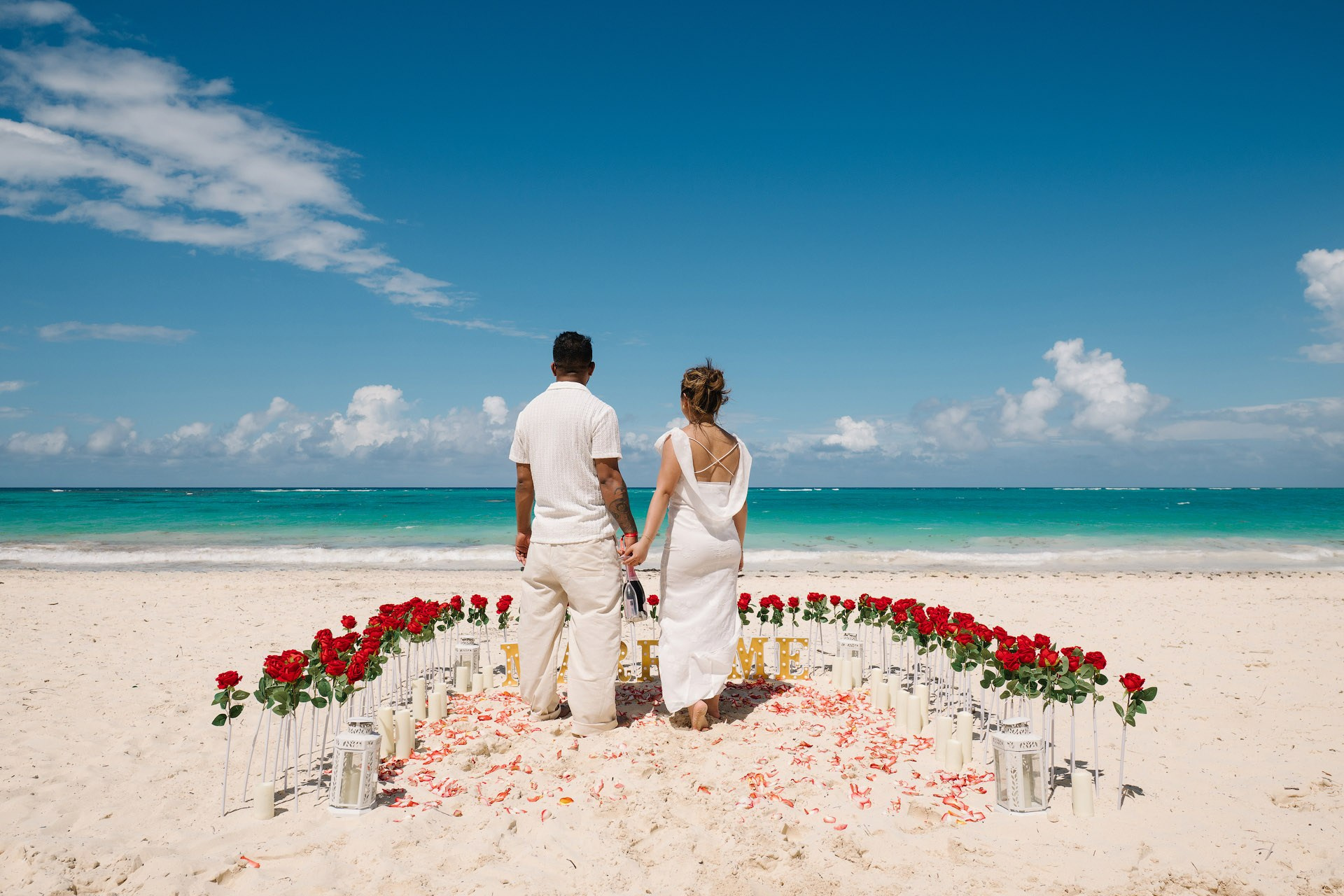 Marriage Proposal Punta Cana | Romantic Beach Proposal Packages. Exclusive Marriage Proposals & Wedding Moments in Punta Cana | Mikhail Chernov Photography