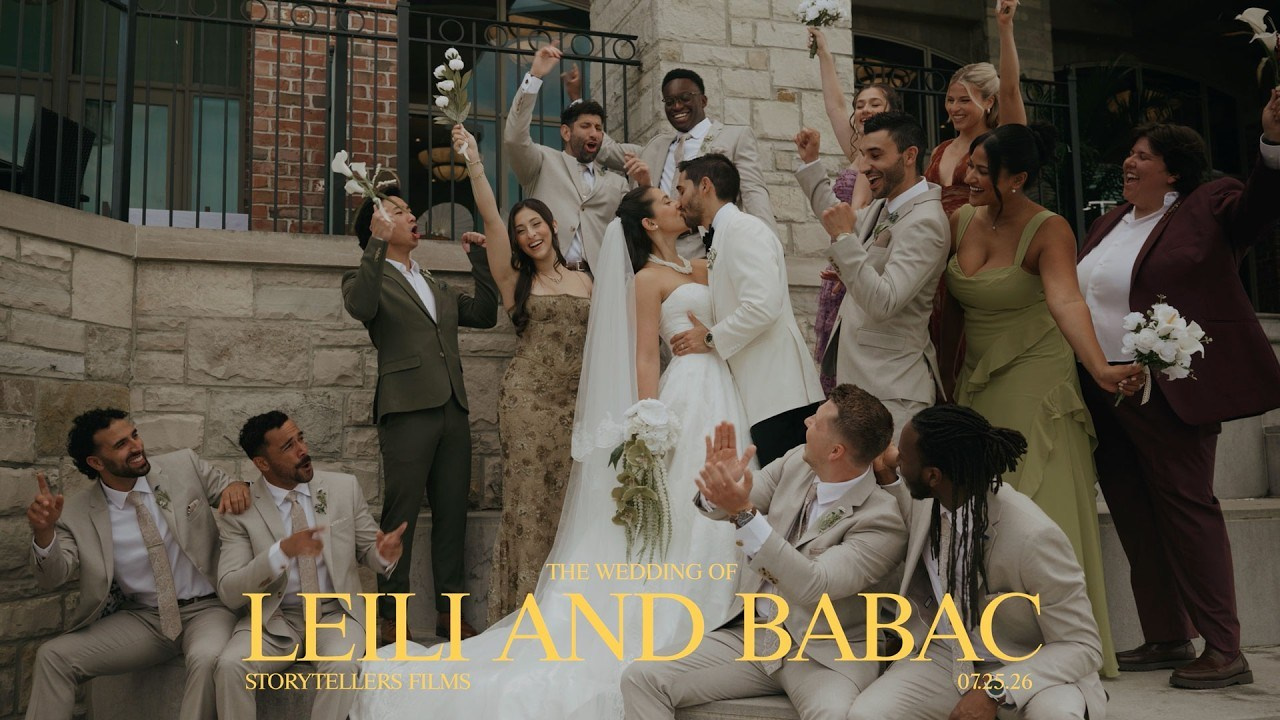 Leili & Babac — July 25, 2026. Storytellers Films — Candid Wedding Videographer & Photographer in Toronto, Ontario and beyond