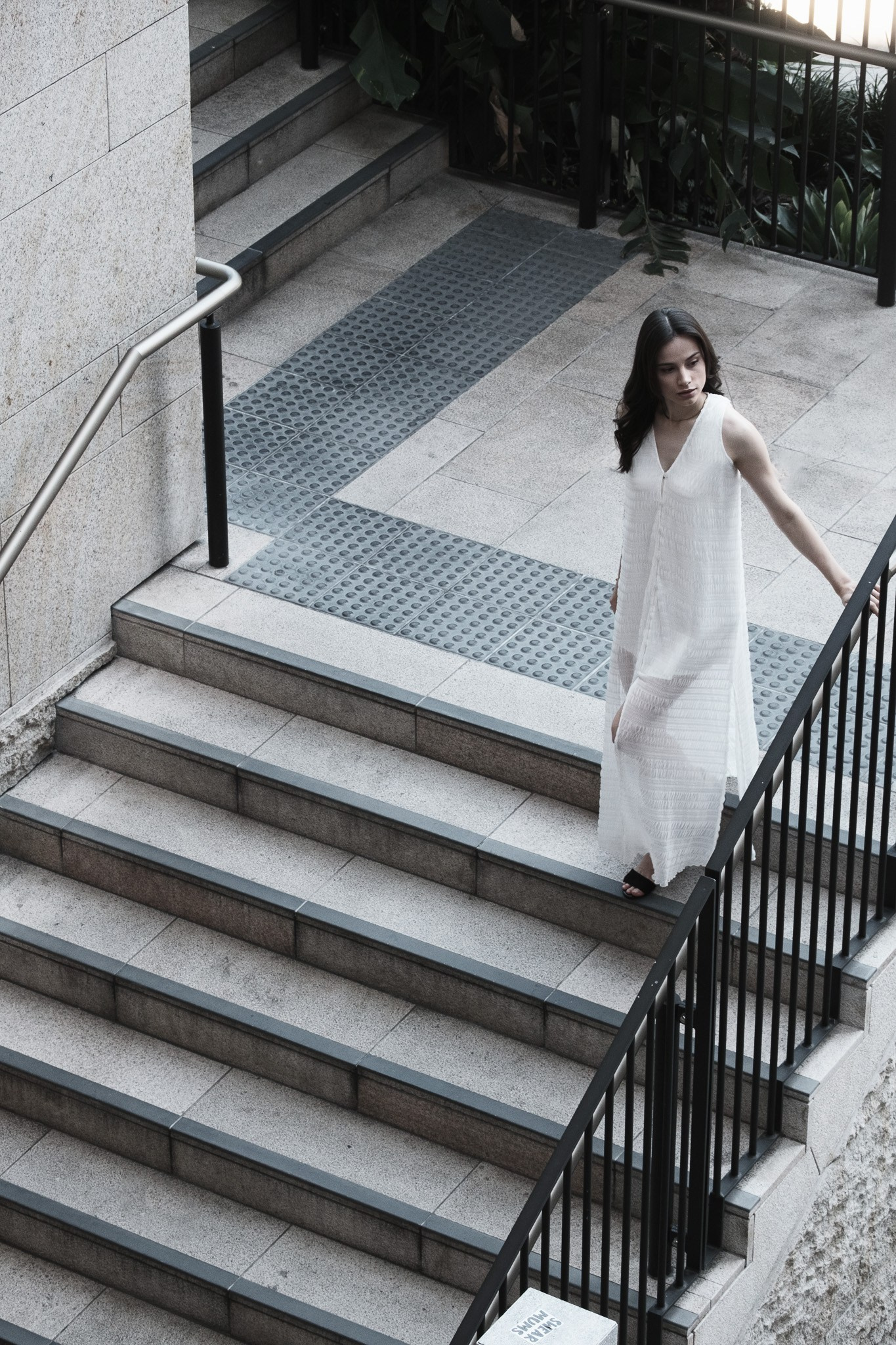 Modern lifestyle photography with stylish urban background.