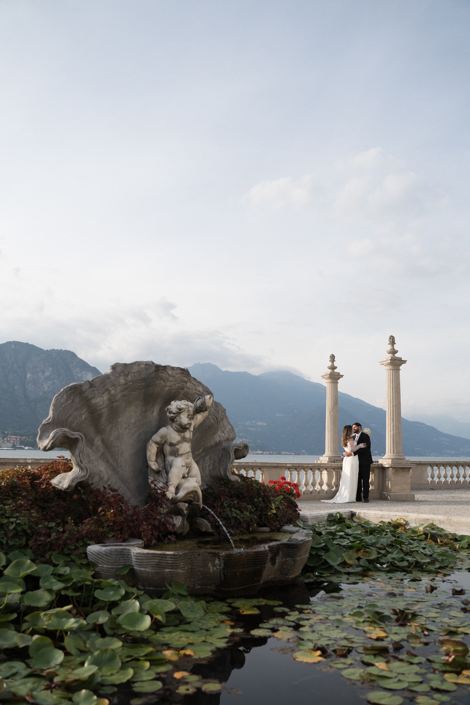 Lake Como Elopement at Villa Melzi in Bellagio. Lake Como Proposal Photographer