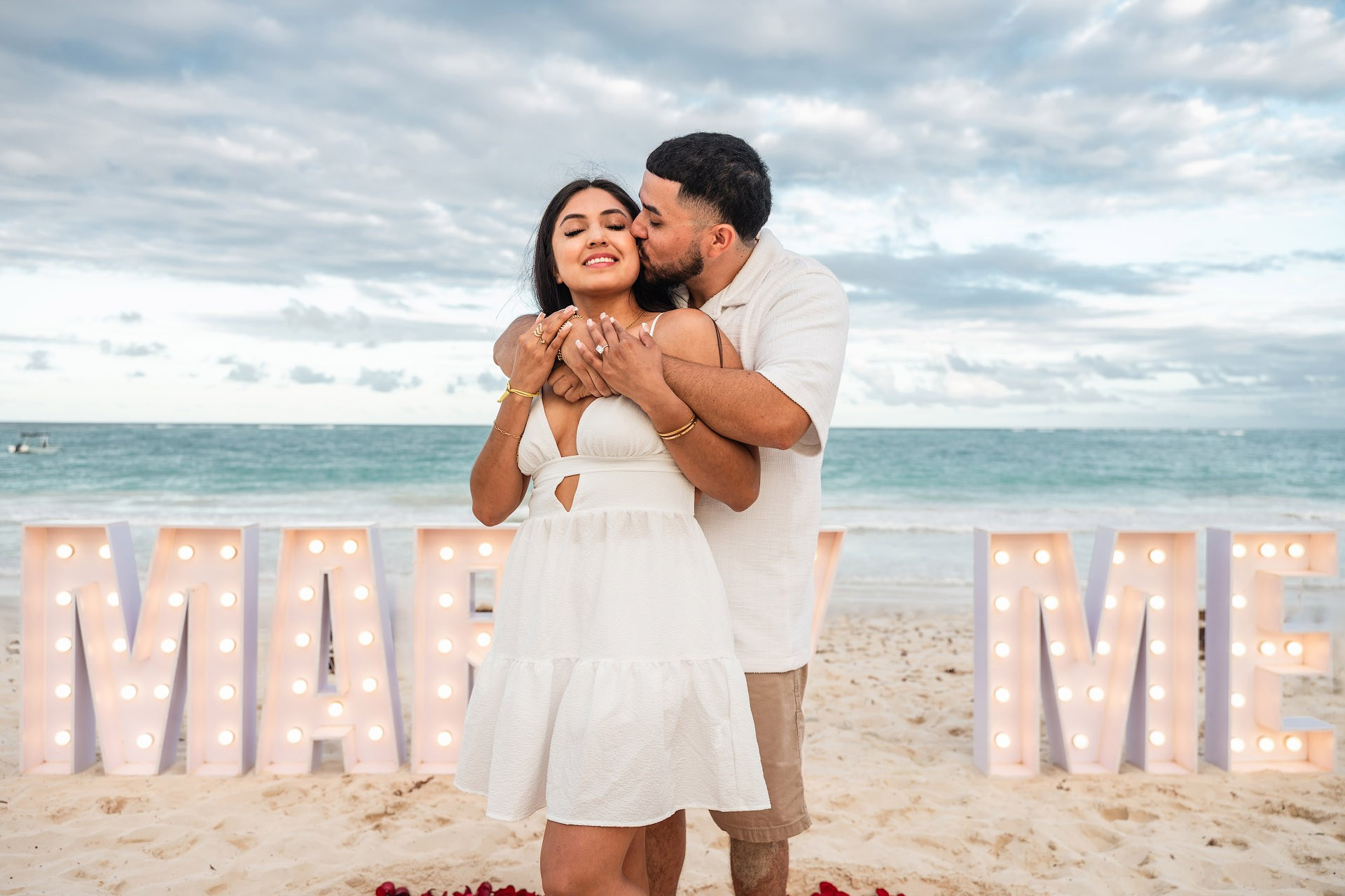 Marriage Proposal Punta Cana | Romantic Beach Proposal Packages. Exclusive Marriage Proposals & Wedding Moments in Punta Cana | Mikhail Chernov Photography