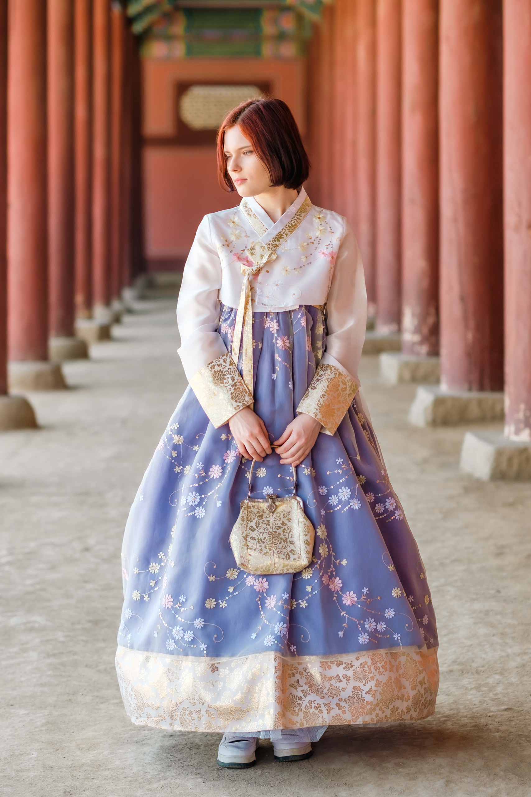 Walk in traditional Hanbok, Seoul
