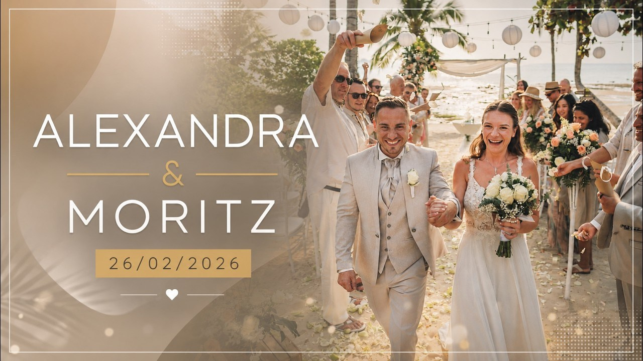 Video. Mariage à Koh Samui, en Thaïlande. Whatsapp: +66 94 3 650 301