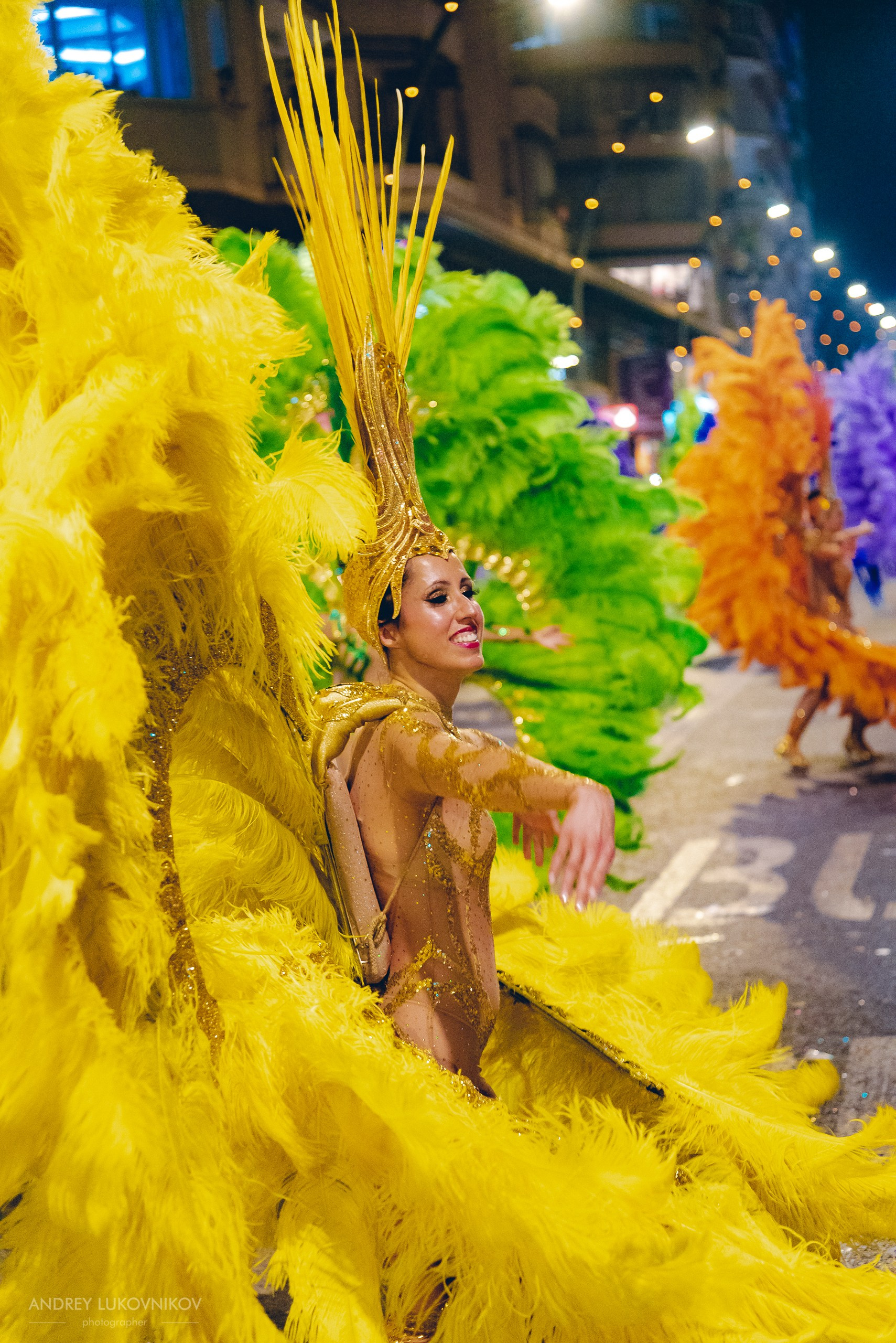 Photo report from the night carnival in Murcia | Reportage photographer Andrey Lukovnikov