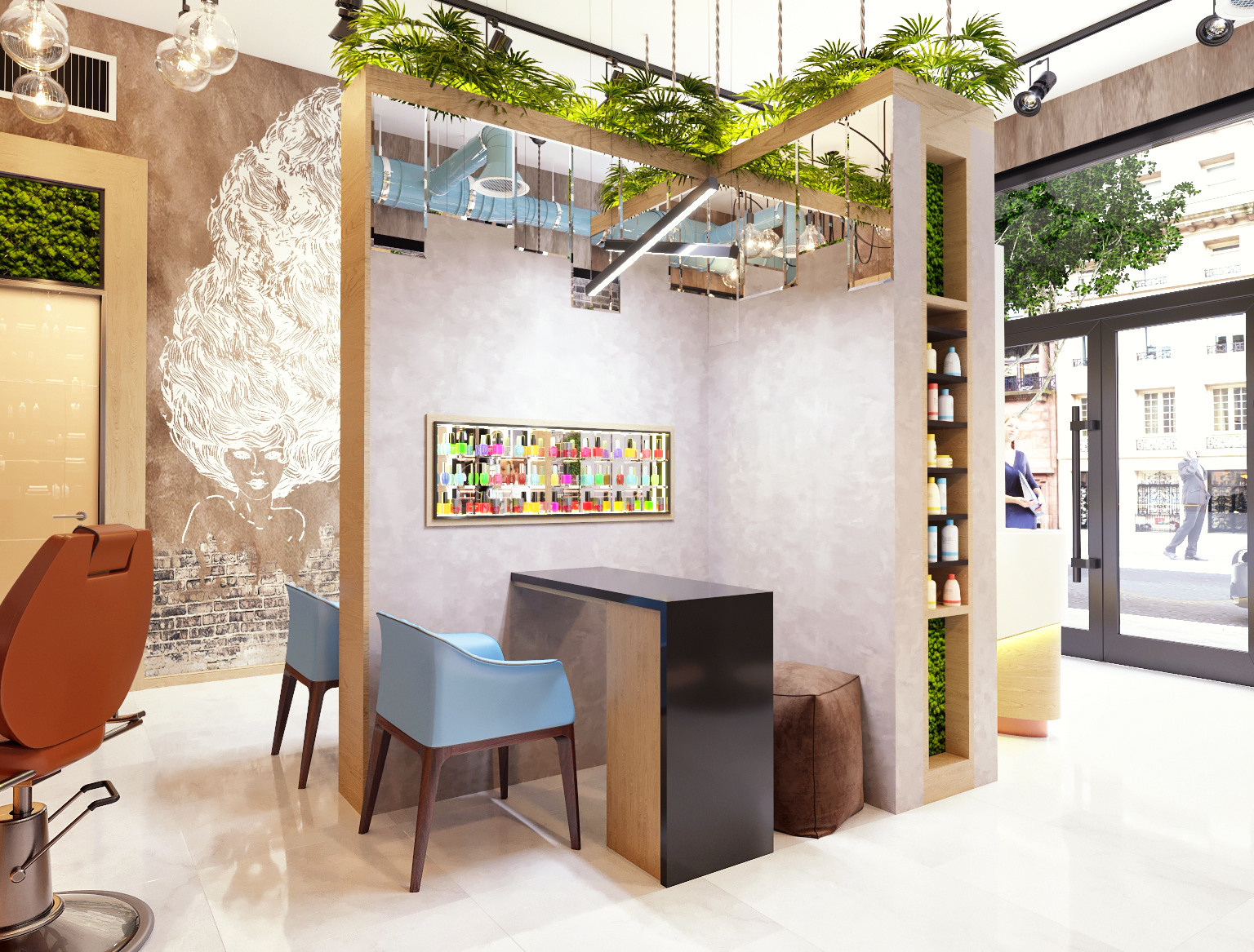 Дизайн — проект салона красоты «ELDISA»