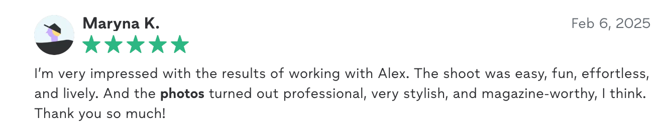 FORT LAUDERDALE PHOTOGRAPHER | ALEX D PRODUCTION | testimonials. FORT LAUDERDALE PHOTOGRAPHER | ALEX D PRODUCTION