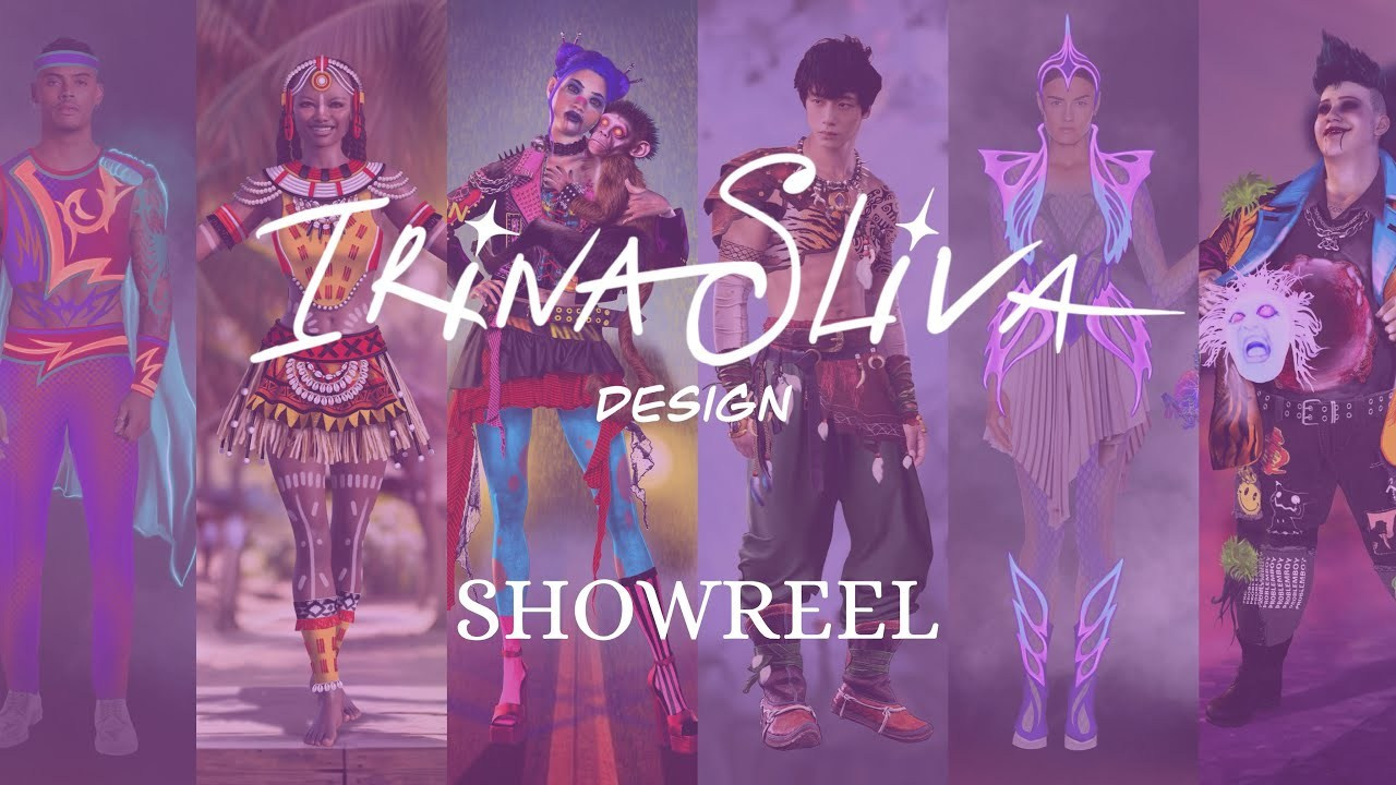 Costume Design for Theme Parks & Live Performances | Character & Parade & Stage Costumes | 2D & 3D Costume Illustrations