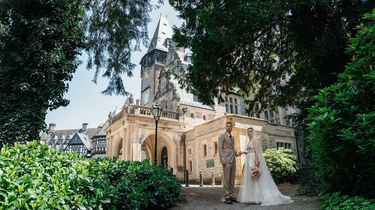 Civil Wedding at Schlosshotel Kronberg near Frankfurt. Wedding photographer & videographer Frankfurt | Denis Mirosnik