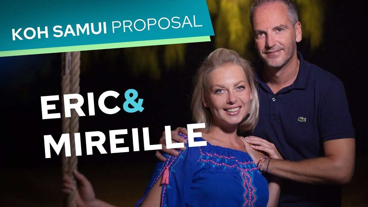 Video. Romantic proposal on Koh Samui, Thailand