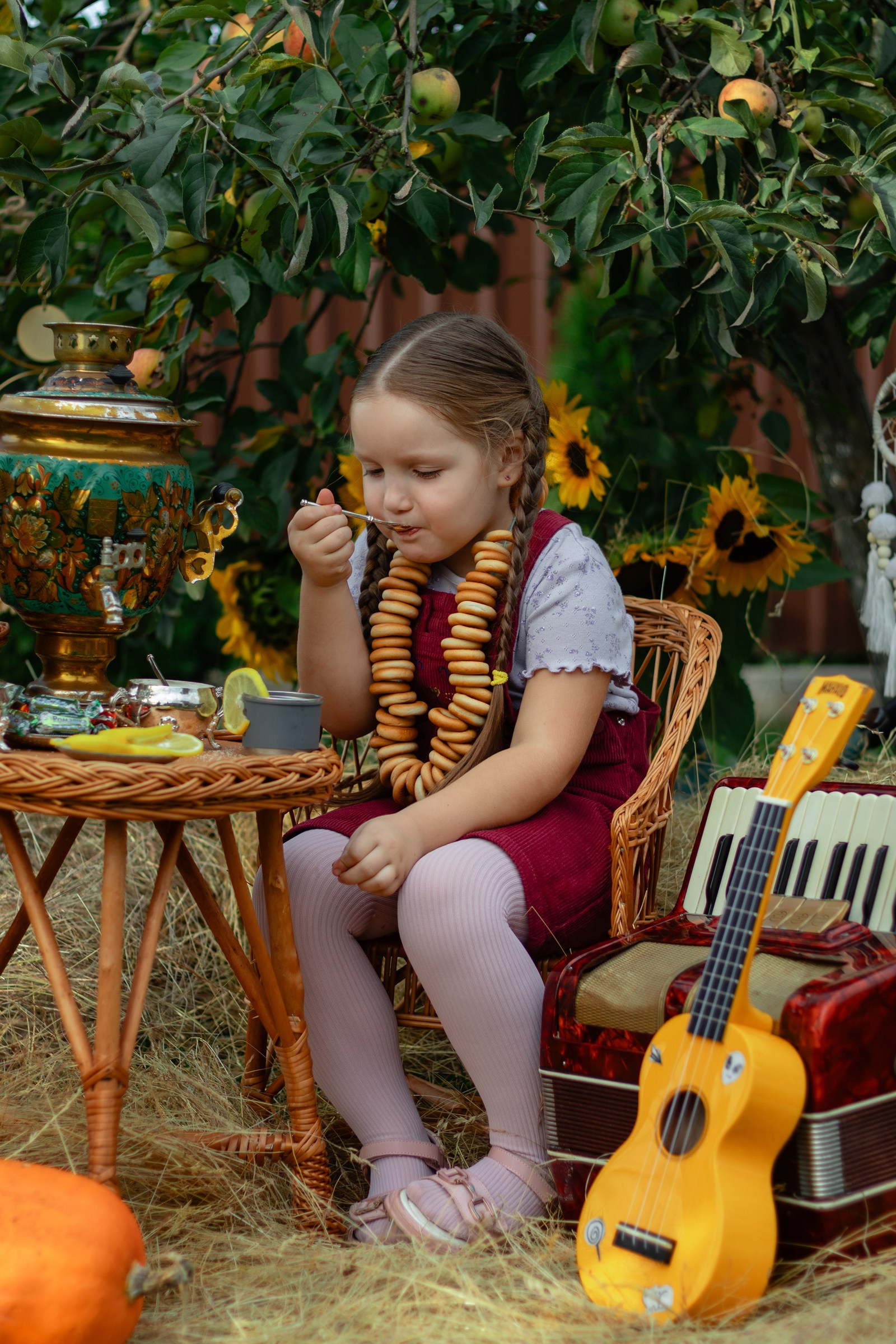 Чаепитие в саду