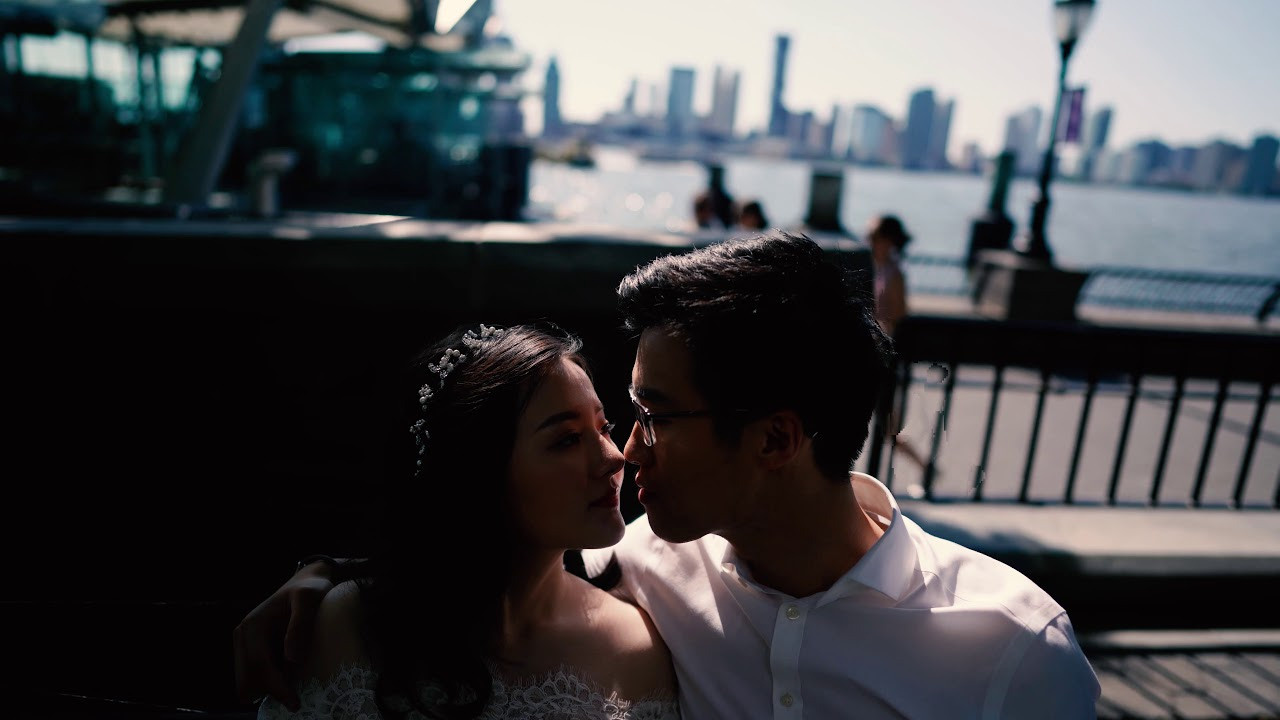 Haoyang-engagement-session - e-session in downtown Manhattan. Emin Kuliyev — Award-Winning Wedding Photojournalist NYC & USA | Best Wedding Photographer Known for Candid, Timeless Moments