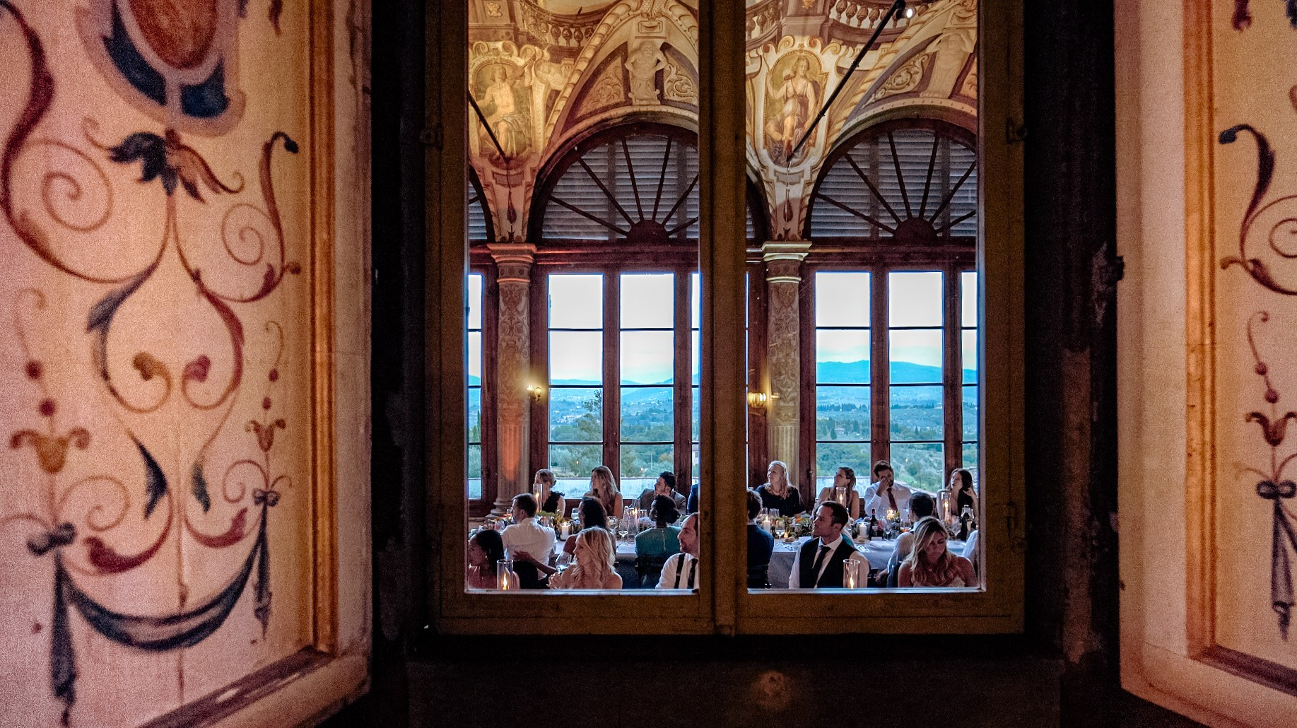 Wedding Morgan & Nick. Traditional Wedding at Villa Corsini a Mezzomonte. Wedding Photographer in Italy