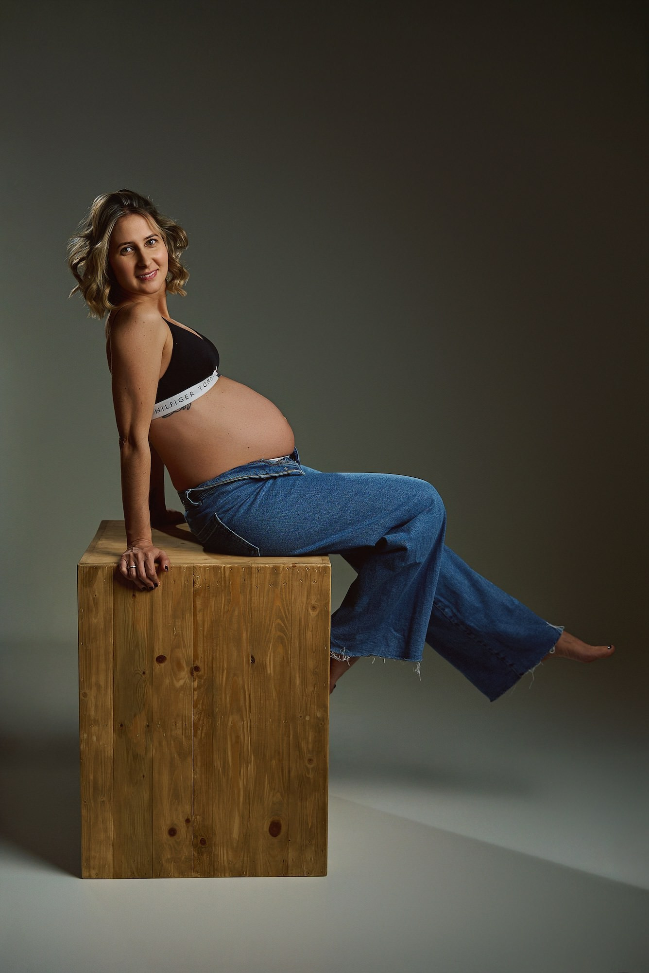 Fotografía de embarazo en estudio Tenerife