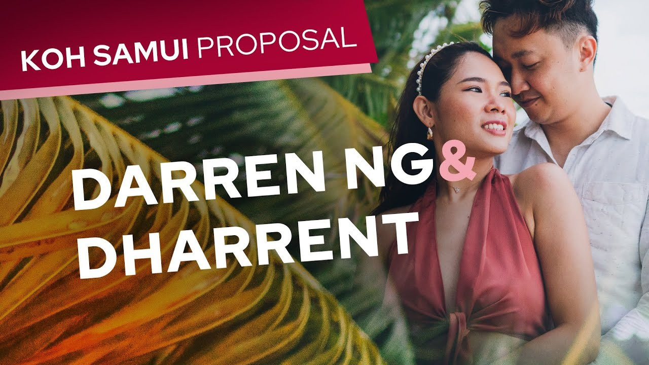 Video. Romantic proposal on Koh Samui, Thailand