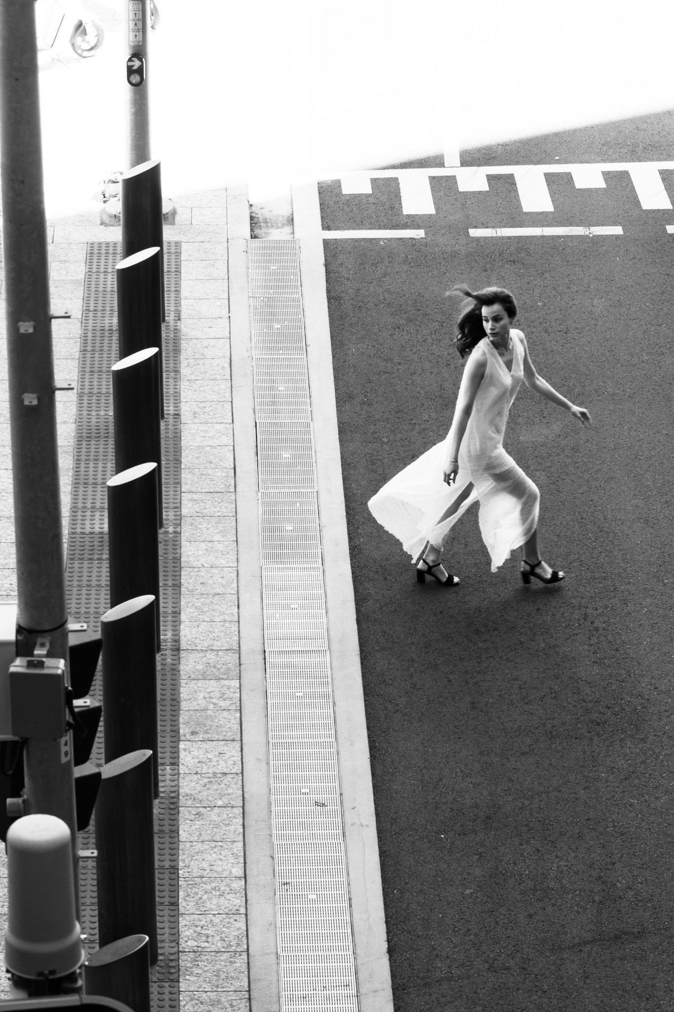 Modern lifestyle photography with stylish urban background.