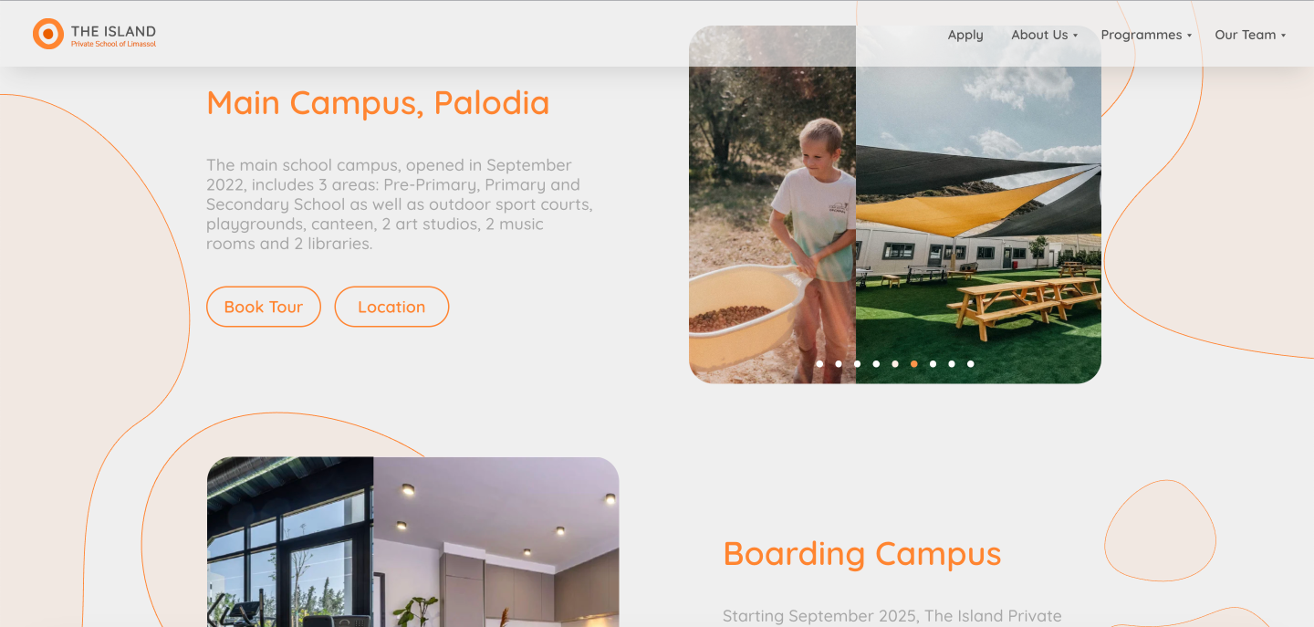 [Branding] — Progressive Education School — The Island. Tim Katerinko — Visual Storytelling for Brands, Culture & Events