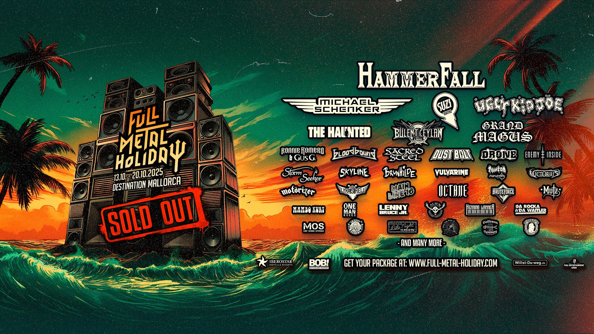 Full Metal Holiday 2025 Mallorca — metal festival Oct 13-20 | FOTKAI