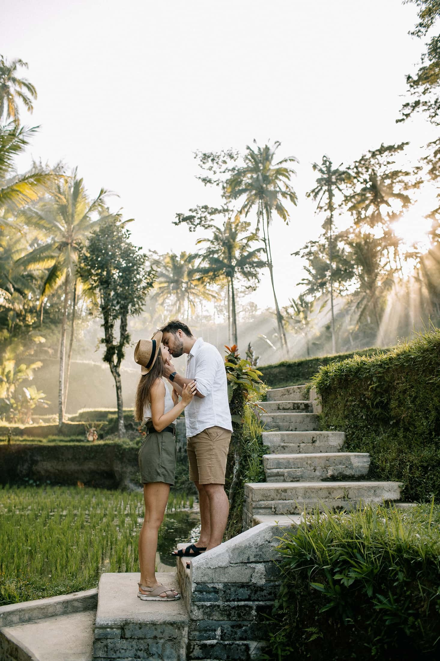 Rice terraces + waterfall