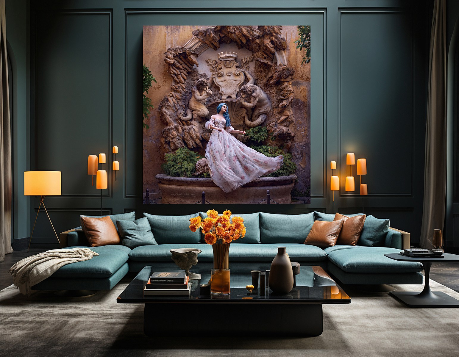 ROMAN FOUNTAIN. Art photographer in Amsterdam, the Netherlands Irina Dzhul