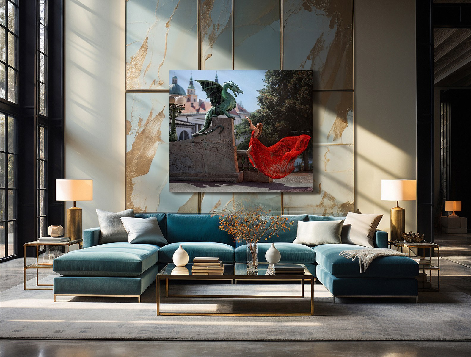 DRAGON LEGEND. Art photographer in Amsterdam, the Netherlands Irina Dzhul