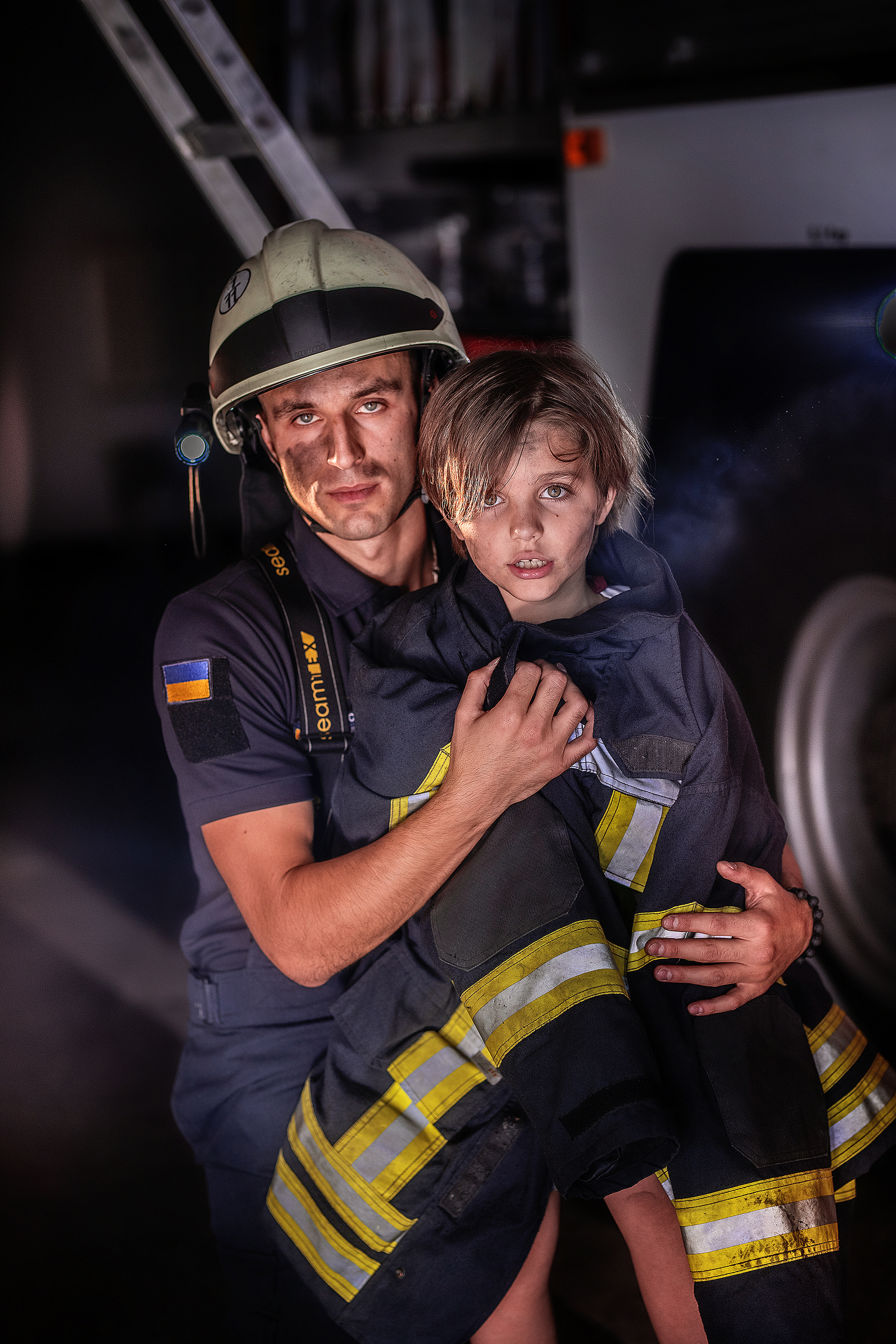 Спасатели и дети 