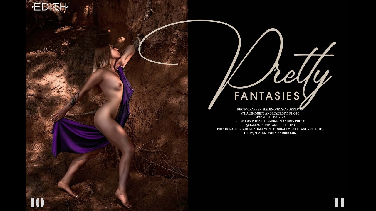 Pretty Fantasies on Edith Glamour magazine, Nude & Boudoir issue #230. Профессиональный Фотограф Халемонец Андрей в Кривой Рог Днепр Украина