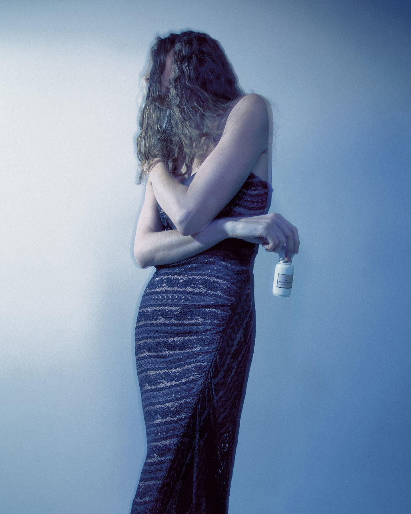 Artistic set design merging niche perfume and archival fashion collections. High-end creative commerce imagery for the Ambra x The Archivast Collaboration, Europe.