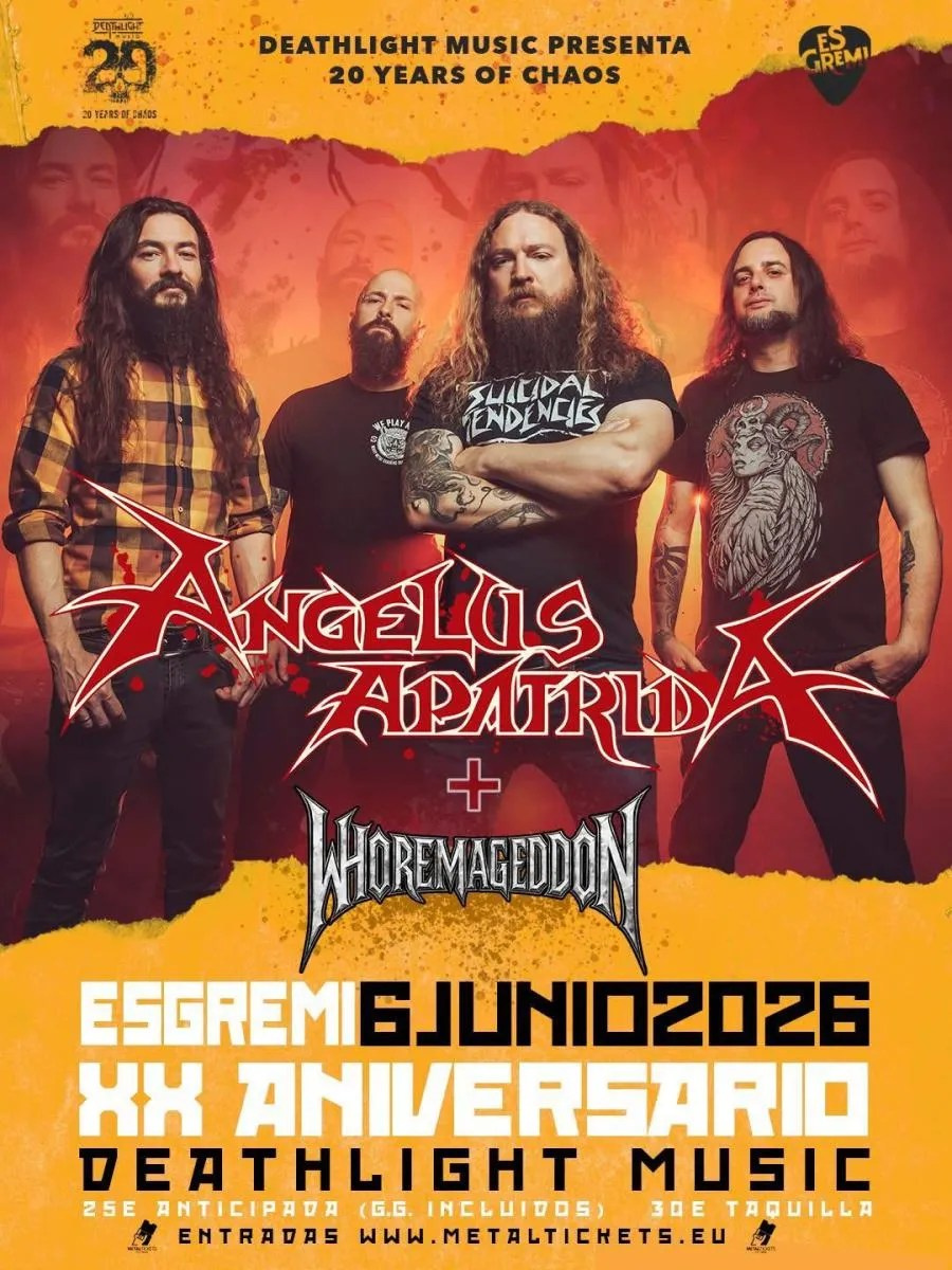 Angelus Apatrida Concert in Mallorca 2026 — Thrash Metal Live at Sala Es Gremi, Palma | FOTKAI